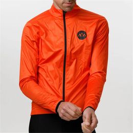 Cycling Jackets Candidates riding long -sleeved windproof and rainproof shirt men's jacket bike mtb uci jersey Sport Top cycling windproof vest 231012