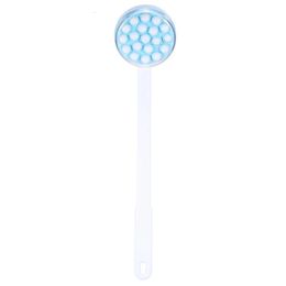 Bath Brushes Sponges Scrubbers Long Handled Lotion Oil Cream Applicator Head Body Leg Back Bath Brush Scrub Massager Shower Rubbing Brush Bath Supplies Tools 231012