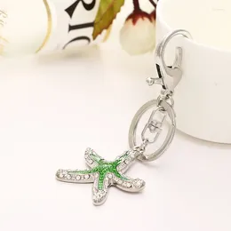 Keychains Keychain 2023 Key Chain Car Ring Lady's Bag Small Gift Lovely Little Starfish Pendant.