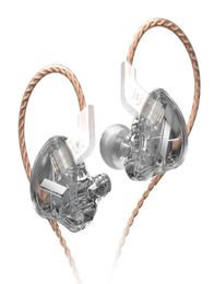 Headphones Earphones KZ EDX 1 Dynamic In Ear HIFI Bass Headphone Noise Cancelling Headset For ZSX ASX ZAX ZST X ZSN ZS10 PRO S1 8006807