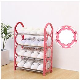 Storage Holders Racks Storage shoe rack simple household dormitory storage combination door shoe rack plastic shoe cabinet 231007