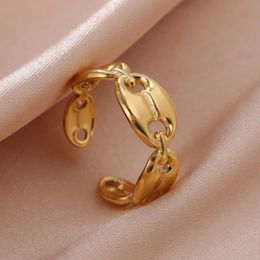 Solitaire Ring Cazador Trendy Pig Nostril Rings for Women Stainless Steel Jewellery Nose 2023 Party Wedding Birthday Gift Wholesale 231012