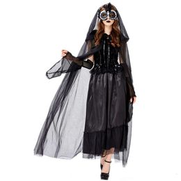 Cosplay Adult Women Vampire Witch Costume Halloween Carnival Party Cosplay Dark Ghost Bride Fancy Dresscosplay