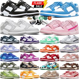 Casual Shoes For Men Women Flat Sneaker Panda White Black Grey Fog Triple Pink University Blue Red UNC Laser Orange Court Purple Volt Lobster Mens Trainers shoe