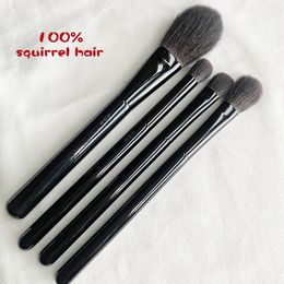 SQ Face Cheek Eye Shadow Makeup Brushes L/M/F - 100% Squirrel Hair Eyeshadow Crease Blending Powder Blush Beauty Cosmetic Brush Blender Tools