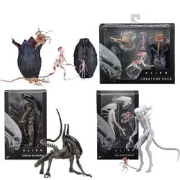 Mascot Costumes Avp Aliens Vs Predator Figure Series Alien Covenant Xenomorph Neomorph Creature Pack Pvc Action Figures Collectable Model Toy