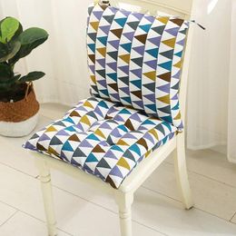 Pillow Green Printed Chair Pad For Outdoor Stool Rocking Dining Room Backrest Car Seat