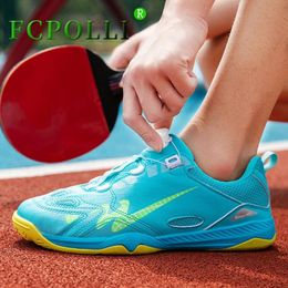 Hiking Footwear Professional Table Tennis Shoes Men Women Comfortable Sport Shoes Unisex Anti Slip Tennis Shoe Ladies Wearable Indoor Sneakers 231011