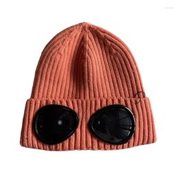 Berets Autumn And Winter Needle Woven Hats Men's Female Outdoor Warm Korean Version Of Couple Wool Knitted Hat