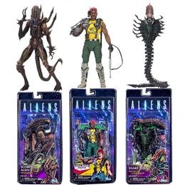 Mascot Costumes Neca Figure Scorpion Figure 13th Lineup Aliens Vs Predator Scorpion Snake Alien Sgt Apone Snake Action Figure Model Toys Gift