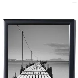 Frames 21 29.7 CM Black Simulation Wood Table Wall Po Frame Hardboard Back With Glass For A4 Pos Picture Certificates Decor