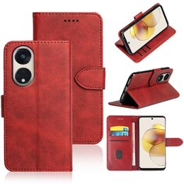 Leather Phone Case For OPPO A58 A38 4G Realme GT 5 C53 Narzo N53 11 Pro+ 11X Reno10 Pro Plus Flip Cover Wallet Cover With Card Slot