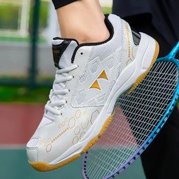 Hiking Footwear Luxury Table Tennis Shoes Breathable Badminton Sneakers Ladies Light Weight Tennis Shoes Anti Slip Volleyball Sneakers Male 231011