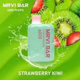 Original Disposable Vape Mrvi Bar 6000 Puffs 13ml Prefilled 650mAh Battery MESH Coil Cigarettes PK RANDM tornado 7000 9000 10K 12000 12K Puff Flex 5000 Puff Vape