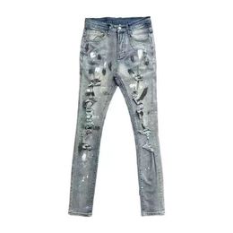 mens jeans jeans hole jeans young and fashionable campus is relaxed hole washed light autumn pant waist mens jeans fashion mens clothing