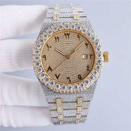 Designer Watches Diamonds Handmade Watch Automatic Mechanical 42mm With Diamond-studded Steel Luxury 904L Sapphire Women Montre de