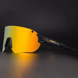 Outdoor Eyewear 2023 Kapvoe Polarised Cycling Glasses for Men P ochromic Sunglasses Road Bicycle MTB Bike Riding Sport 3Lens 231012