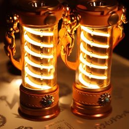 Portable Lanterns 3pcs Camping Light Lifting Rope Portable Vintage Decorative Hanging Rope Tear Resistance Accessories for BAREBONES Edison Lamp 231012