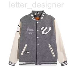 Men's Jackets designer 2022 Vintage Hiphop Men Women Baseball Patchwork Embroidery Varsity Uniform Thick Pink TH93