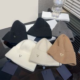 Outdoors Knitted Hat Wool Skull Caps Womans Beanie Cap Designer for Man Winter Hats Gift 6 Colour Adult Top Quality Elastic