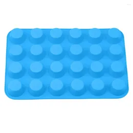 Baking Moulds Dust-proof Cake Pans Non-stick Versatile Silicone Muffin Pan Bpa Free 24 Cupcake Tray For Easy