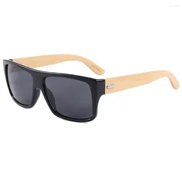 Sunglasses BerWer 7 Colour UV 400 Handmade Bamboo Legs Plastic Frame Sunglass