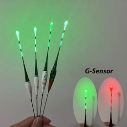 Fishing Accessories type of short electronic fishing buoy luminescent LED gravity sensor with color change eye catching cloud sky tail 231011