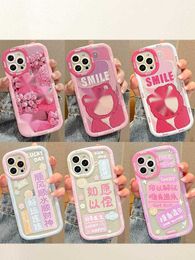 Strawberry Bear Premium 14,15 promax15 Apple 13promax Phone Case iPhone 12mini All-inclusive Drop Proof 11 New liquid silicone 8p L231011