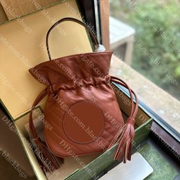 Solid Tote Designer Women Crossbody Bag Leather Shoulder Bag Luxury Lady Wallet Bundling Bucket Bags