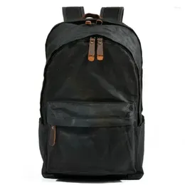 Backpack Waterproof Canvas Daypacks Unisex Vintage Backpacks Anti-thief Travel Rucksacks Retro School Bags Mochila Hombre