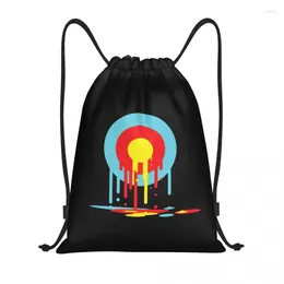 Shopping Bags Custom Weeping Target Drawstring For Training Yoga Backpacks Women Men Hery Her Darts Shoot Sports Gym Sackpack