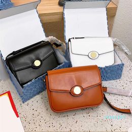 2023-brown Designer bags women messenger Shoulder Purses crossbody purse Leather Large Capacity Messenger Shopping purse