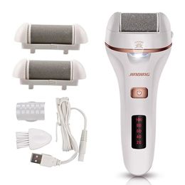 Beauty Microneedle roller Electric Foot File Grinder Dead Dry Skin Callus Remover Rechargeable Feet Pedicure Tool Foot Care Tools for Hard Cracked Clean 231012