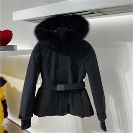 Women's Down & Parkas High Quality Women Jackets 3 Colours Large Fur Collar Black Ski Coats Female Winter Fashion Clothes 2110229ol1