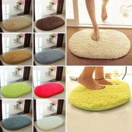 Bath Mats 30 40cm Round Imitation Sheepskin Rug Bedroom Mat Plush Carpet Area Rugs Sofa Office Cushion Room Fluffy Hairy