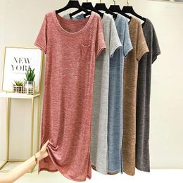 Women's Sleepwear Sleeping Soft Fashion Long 2023 Dress Nighty Night Women Nightgown Fdfklak Sleeve Autumn Comfortable