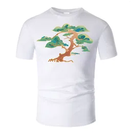 Men's T Shirts 2023 Chinese Printed Pure Cotton T-shirt