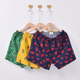 Underpants Boxer Men Cotton Mens Underwear Boxers Shorts Comfortable Homewear Panty Casual Sleep Printed Loose Male Panties 3Pcs