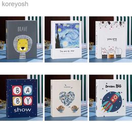 Albums Books 100 Pockets 5 Inch DIY Photo Albums Picture Case Storage Scrapbooking Picture Case Photo Album Frame For Kids ChildrenL231012