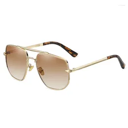 Sunglasses Fashion Classic Pilot Cool Men Brand Design Metal Sun Glasses Vintage Women Shades UV400