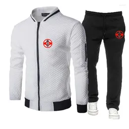 Men's Tracksuits Kyokushin Karate 2024 Round Neck Hoodies Harajuku Sportwears Sweatshirts Tops Pants Two Pieces Sets