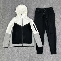 New men's air layer cotton coat trousers suit sports suit Tech Fleece Pants Designer Hooded Mens Sports Pants Hoodies Tracksuits Hoodies Space Cotton Trousers M-XXL