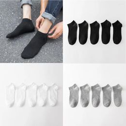 Women Socks 5 Pairs/Bag Sport Boat Sox Invisible Elastic Breathable Cotton Sock And Men Ankle