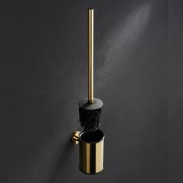 Toilet Brushes Holders Stainless Steel Toilet Brush Gold Bathroom Cleaning Tool brush Holder With Toilet Brush 231012