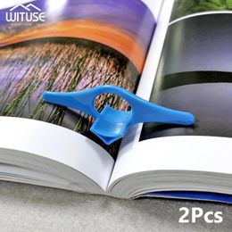 Party Favour 2Pcs Holder Thumb Bookmark Reading PP Plastic Book Page For Readers Lovers Bookworm Librarian Literary Accessories Gifts