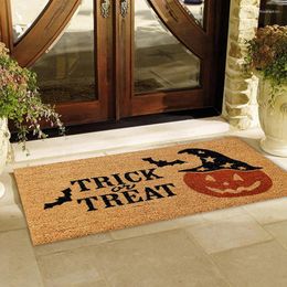 Carpets 40x60cm Halloween Decorative Doormat Pumpkin Ghost Witch Candy Patterned Bathroom Non-slip Door Mat Fall Party Floor Rug