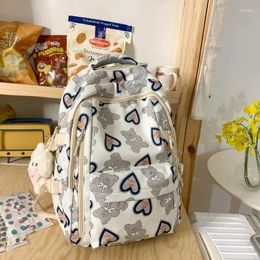 School Bags Schoolbag Girls Primary Students 2023 Cute High Junior Bear Large Capacity Backpack