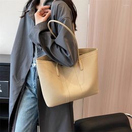 Evening Bags Fashion Handbag With Large Capacity 2023 One-shoulder Bag Solid Colour Tote Casual