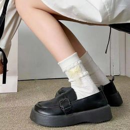 Women Socks 3D Bow Lace Stacked Middle Tube Cute Casual All-around School Style Lolita K1049