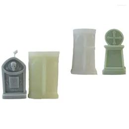 Baking Moulds Tombstone Shaped Making Moulds Silicone Material For Halloween Party Decorations